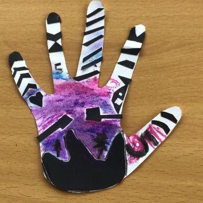 Shakaylia's hand